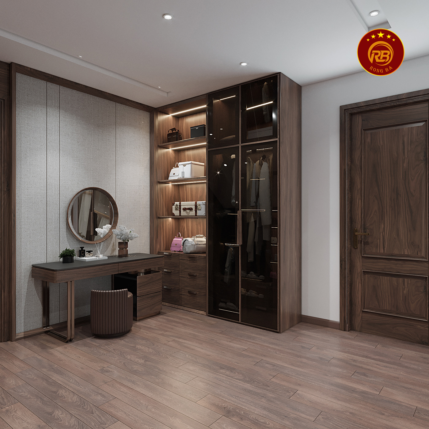 Dịch vụ thiết kế nội thất gỗ óc chó tại cần thơ uy tín 12