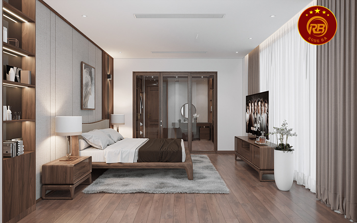 Dịch vụ thiết kế nội thất gỗ óc chó tại cần thơ uy tín 3
