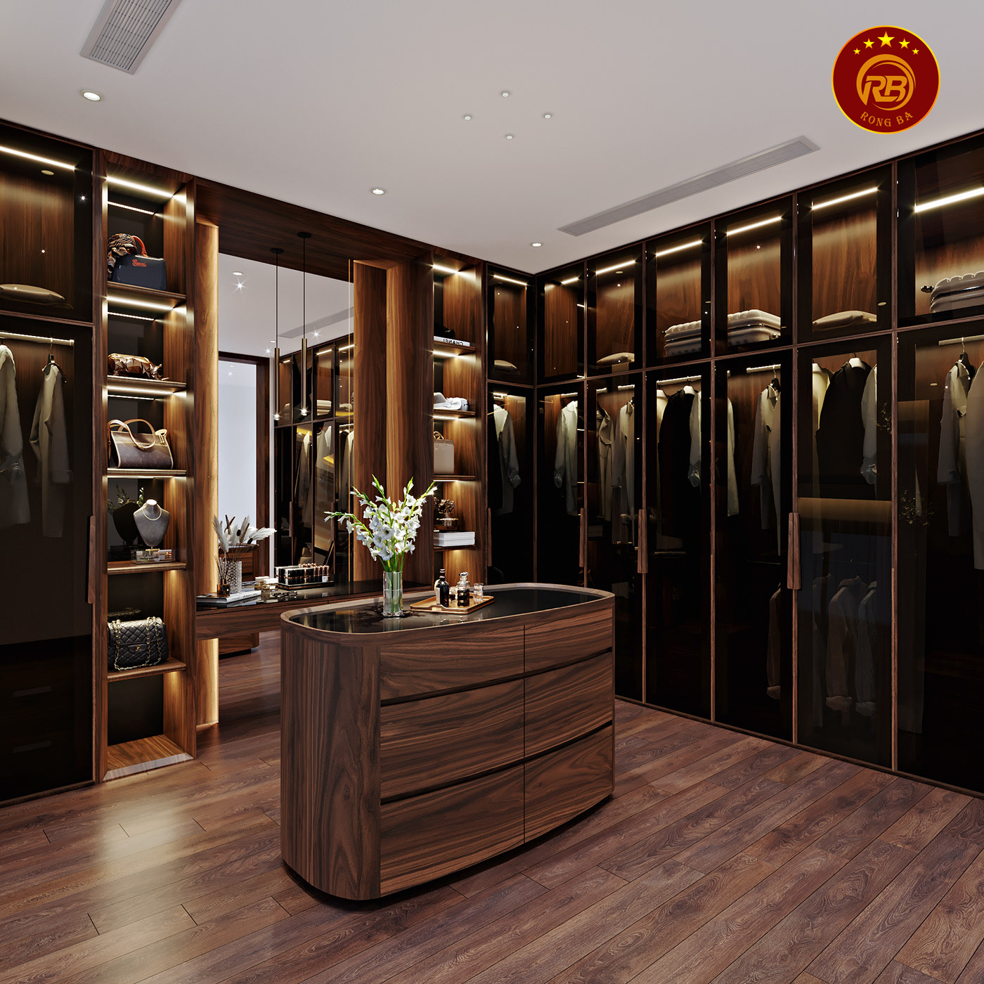 Dịch vụ thiết kế nội thất gỗ óc chó tại cần thơ uy tín 7