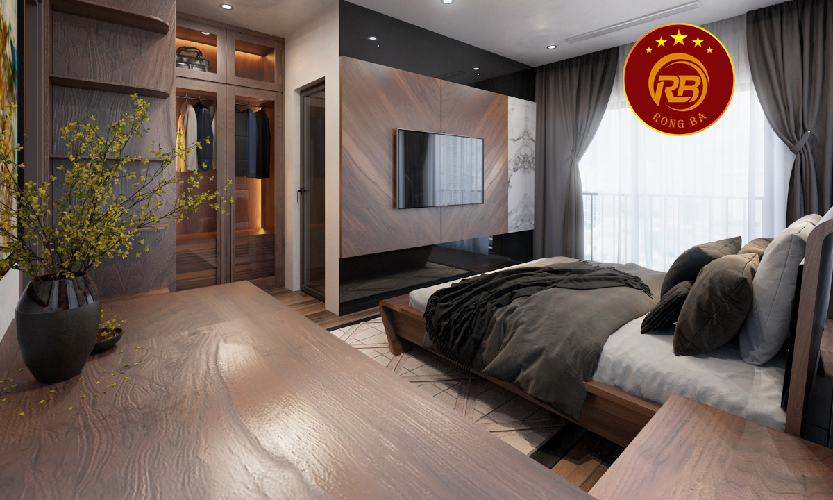 Dịch vụ thiết kế nội thất gỗ óc chó tại đắk nông 5