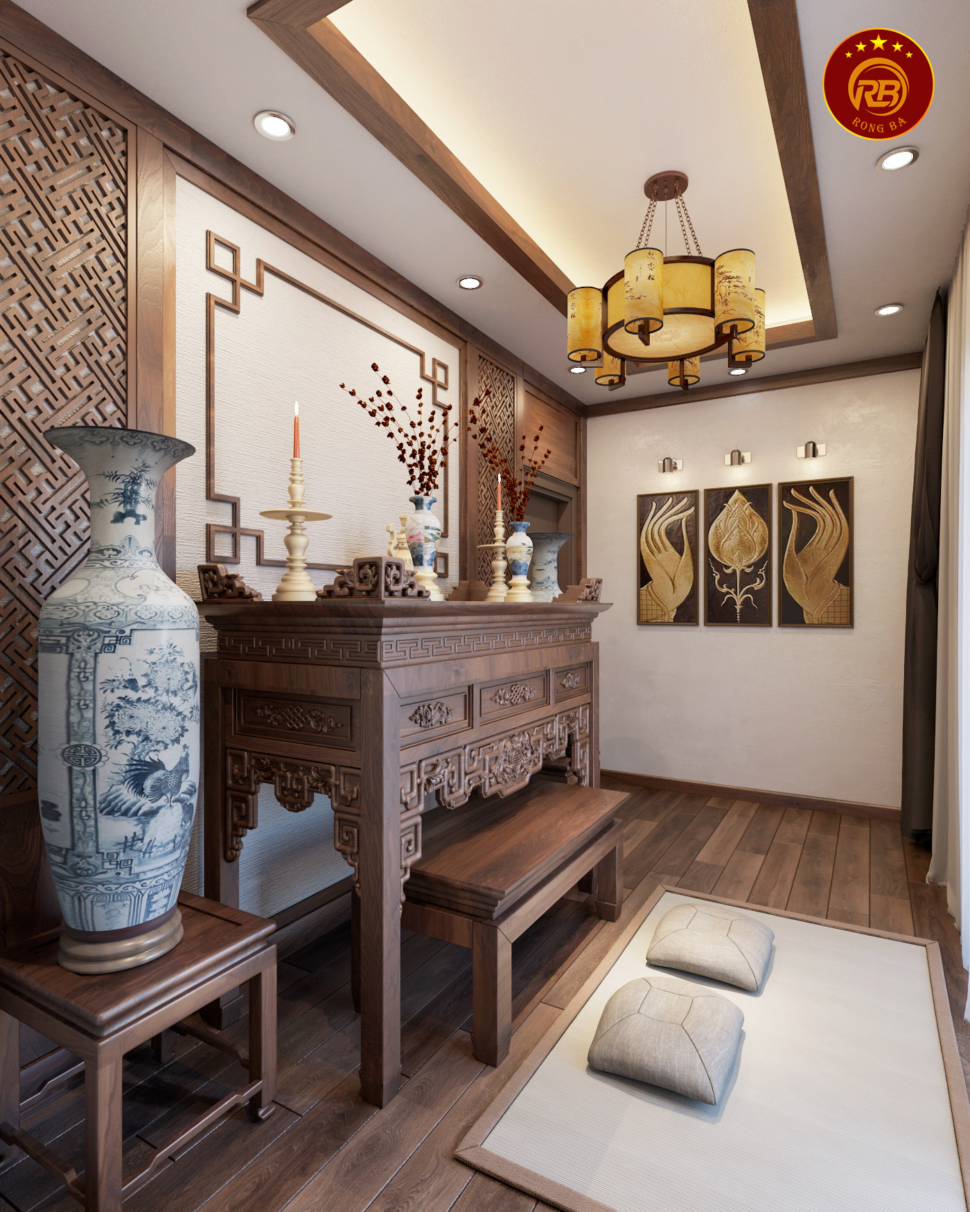 Dịch vụ thiết kế nội thất gỗ óc chó tại đắk nông 8