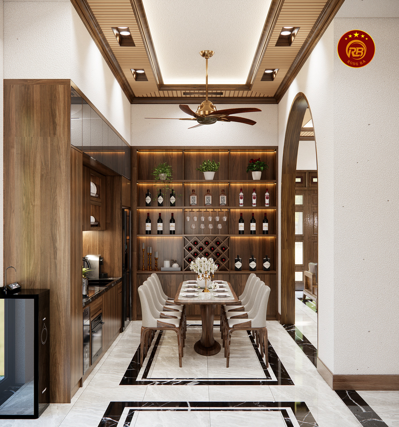 Tư vấn thiết kế nội thất gỗ óc chó tại đồng nai uy tín 3