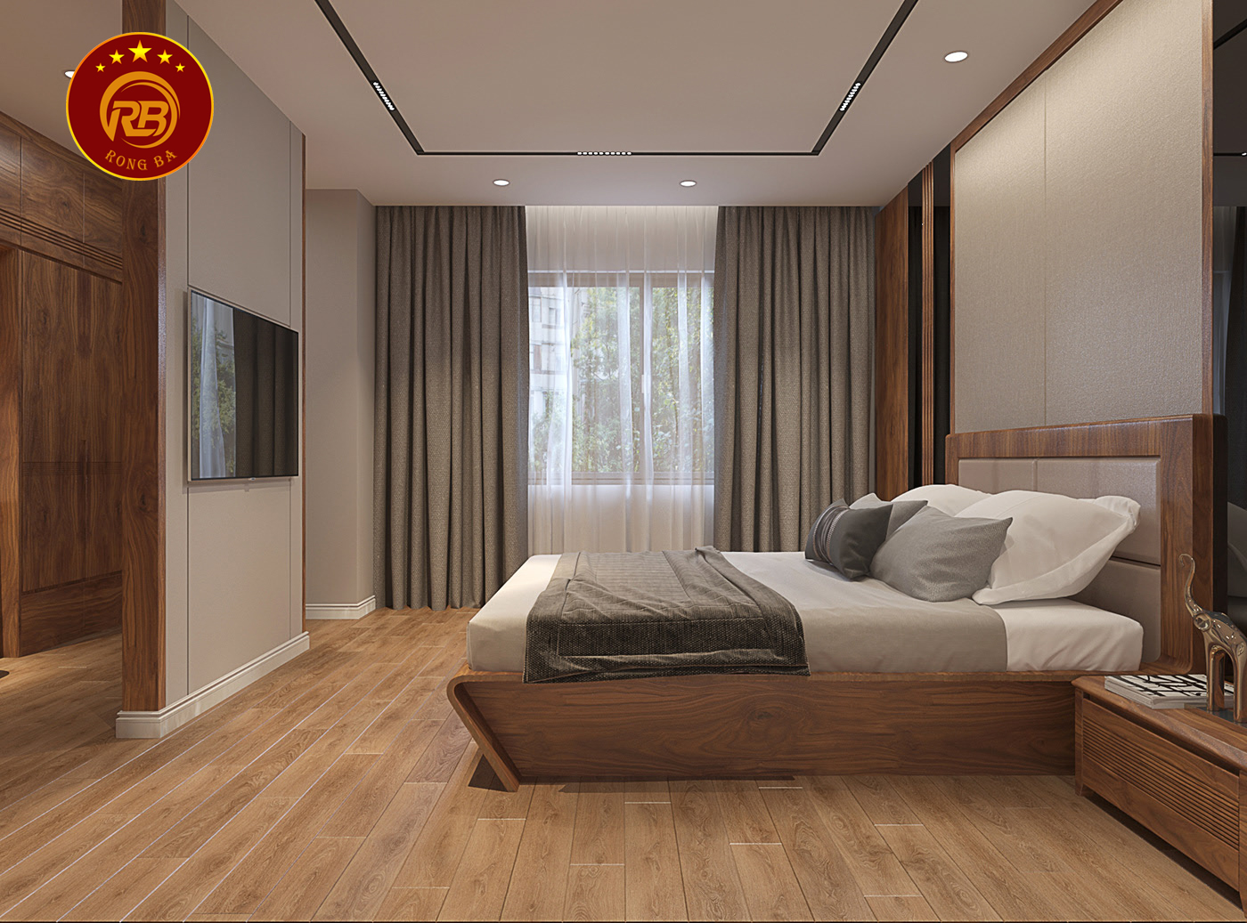 Dịch vụ thiết kế nội thất gỗ óc chó tại hải dương uy tín 18