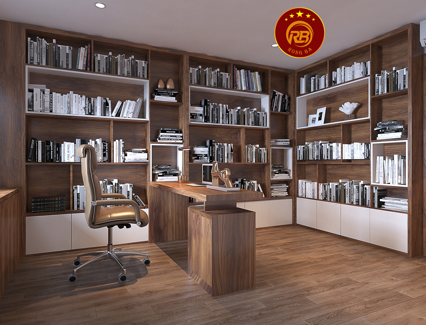 Dịch vụ thiết kế nội thất gỗ óc chó tại hải dương uy tín 21