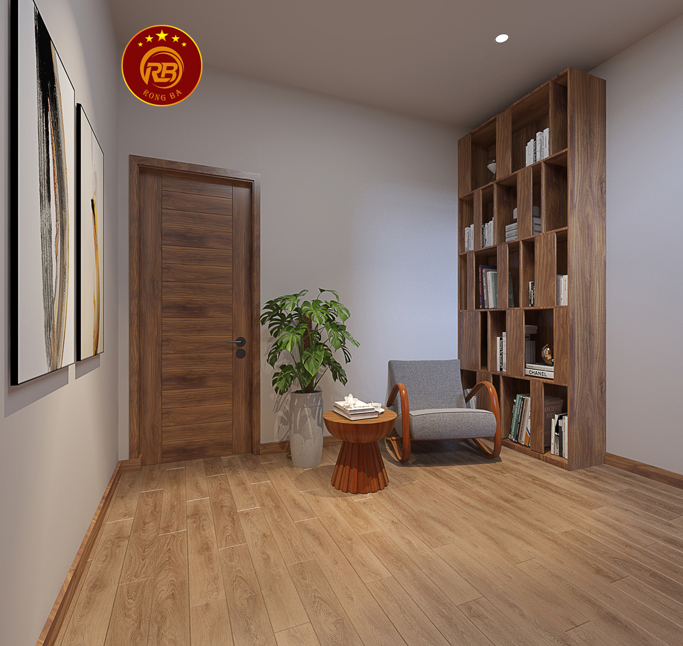 Dịch vụ thiết kế nội thất gỗ óc chó tại hải dương uy tín 9
