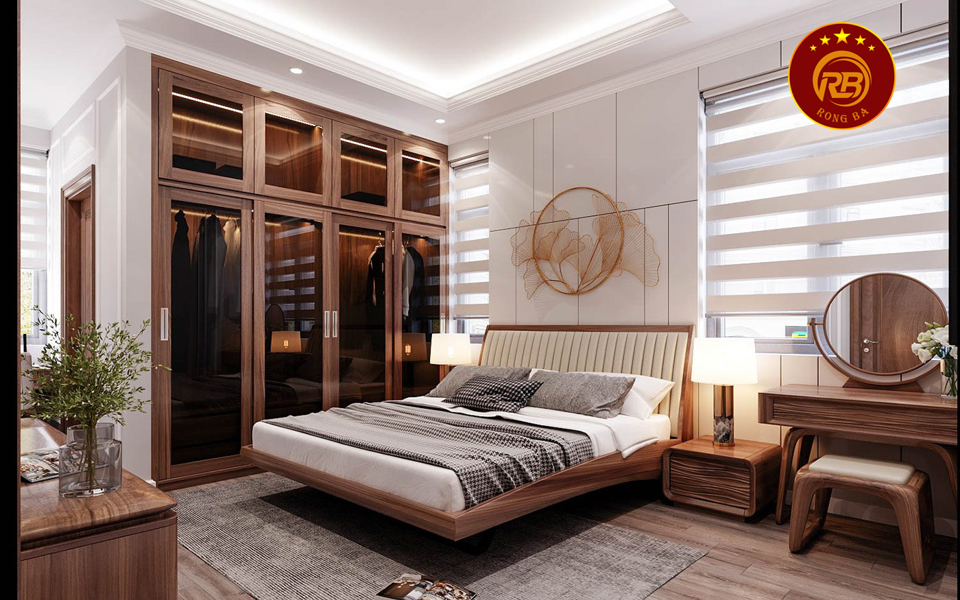 Dịch vụ thiết kế nội thất gỗ óc chó tại hưng yên uy tín 16