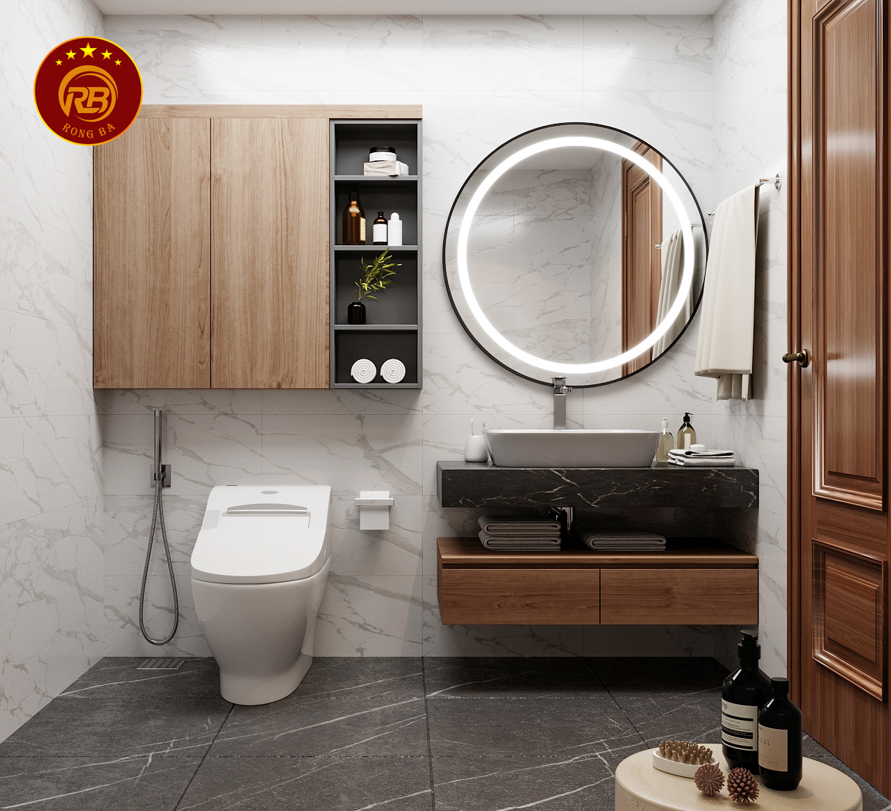 Dịch vụ thiết kế nội thất gỗ óc chó tại kon tum sang trọng 14