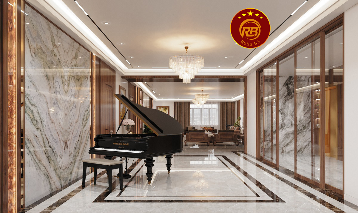 thiết kế nội thất gỗ óc chó tại ninh thuận 14
