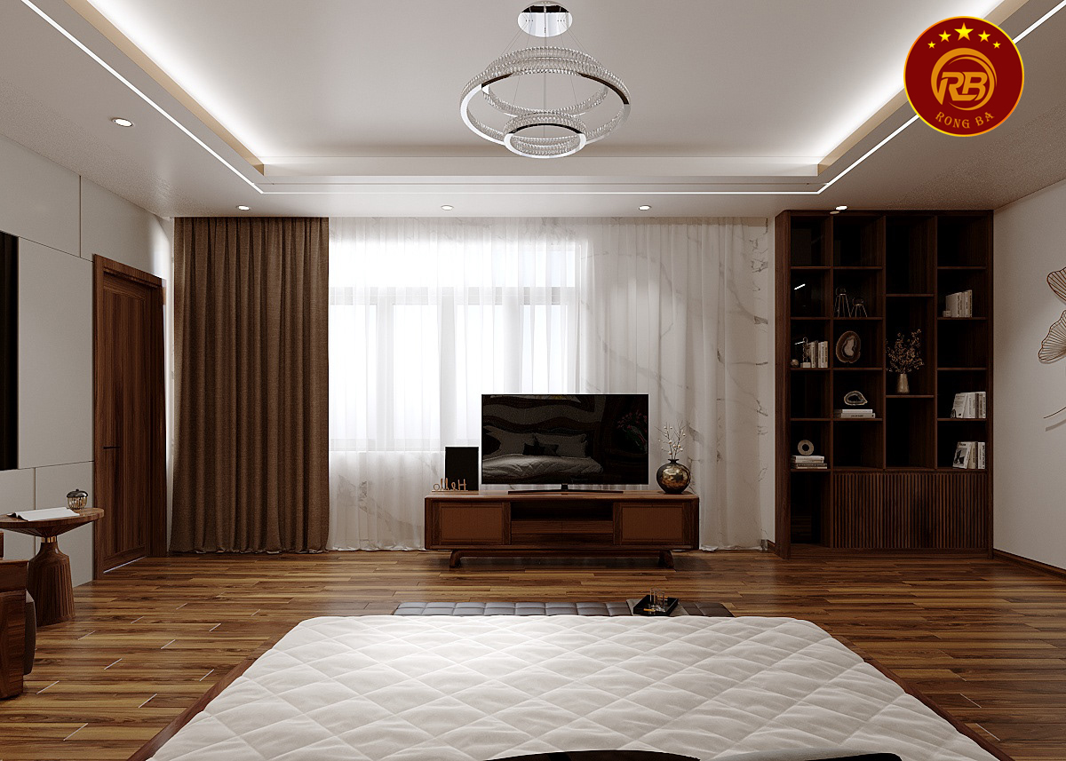 thiết kế nội thất gỗ óc chó tại ninh thuận 16