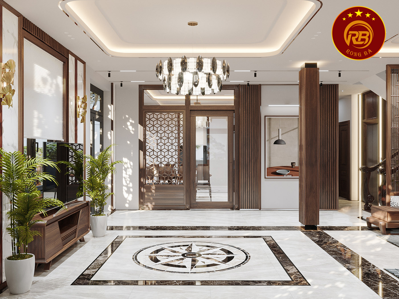 thiết kế nội thất gỗ óc chó tại phú thọ 2