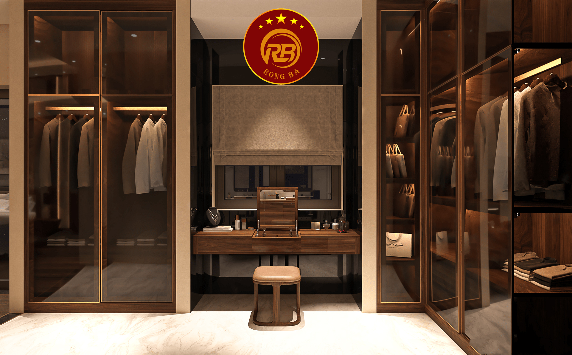 tủ quần áo gỗ óc chó tại hà tĩnh