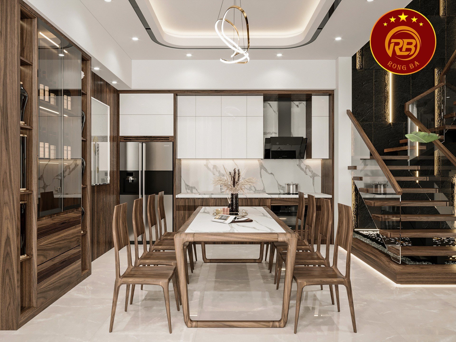 bàn ăn gỗ óc chó tại Bình Phước