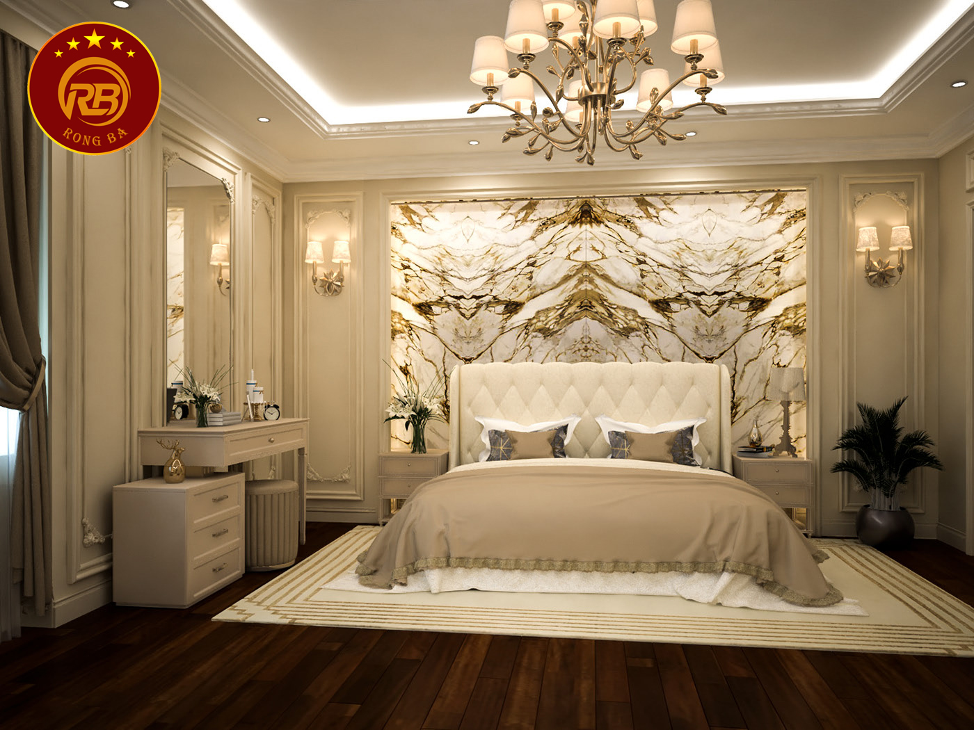 báo giá thi công nội thất phòng ngủ 3