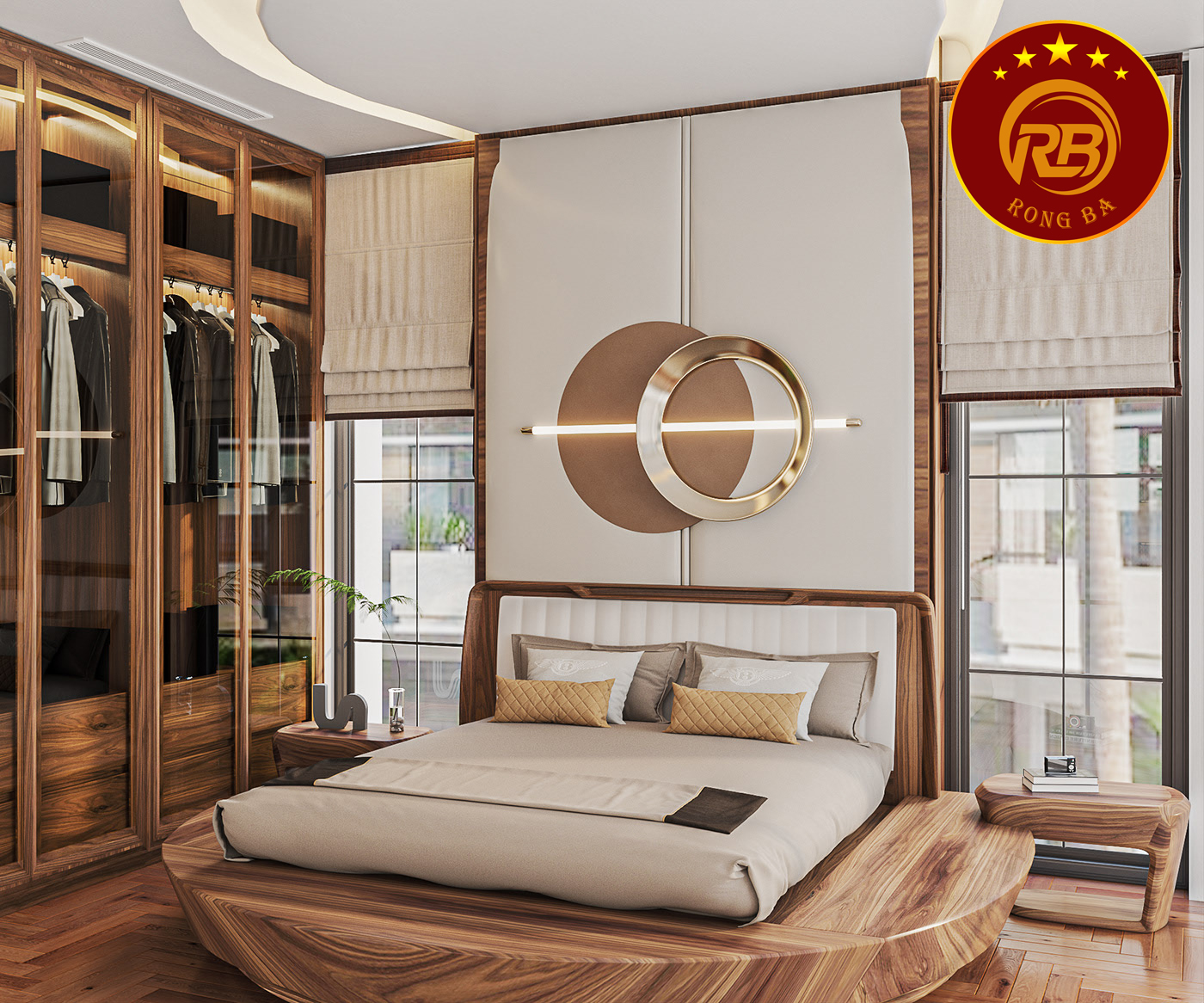 giường ngủ gỗ óc chó tại bạc liêu 5