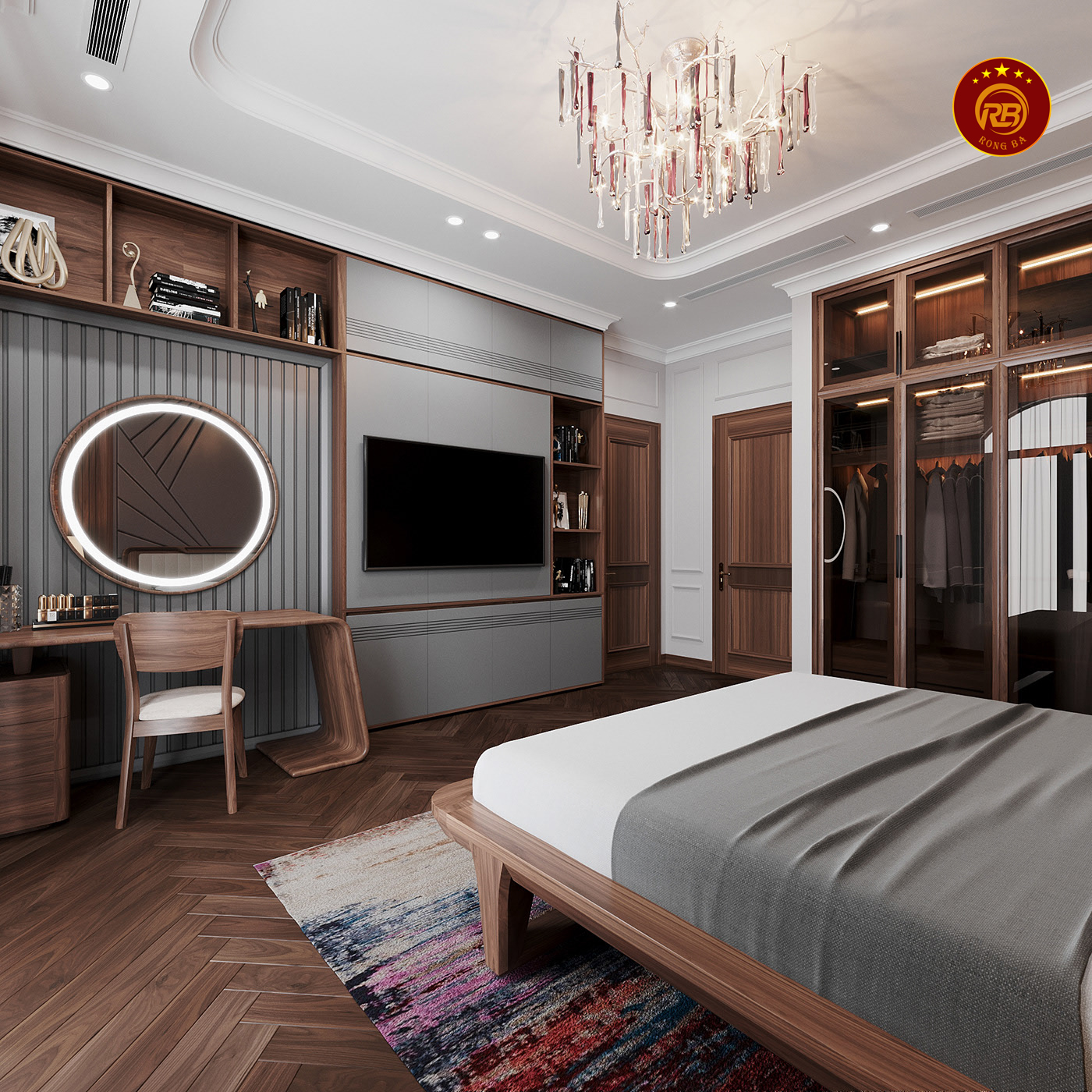 giường ngủ gỗ óc chó tại bình phước 4