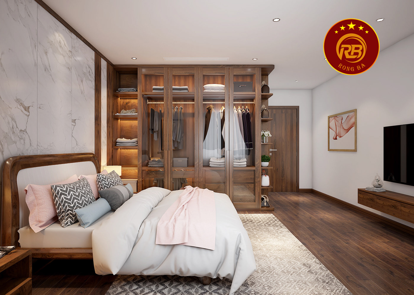 giường ngủ gỗ óc chó tại đà nẵng 5
