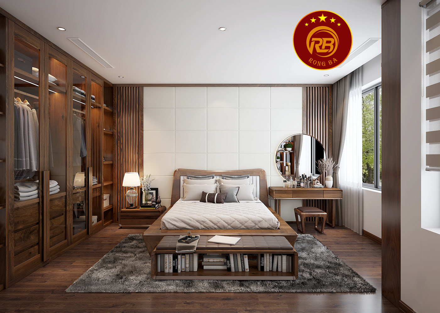 giường ngủ gỗ óc chó tại đà nẵng