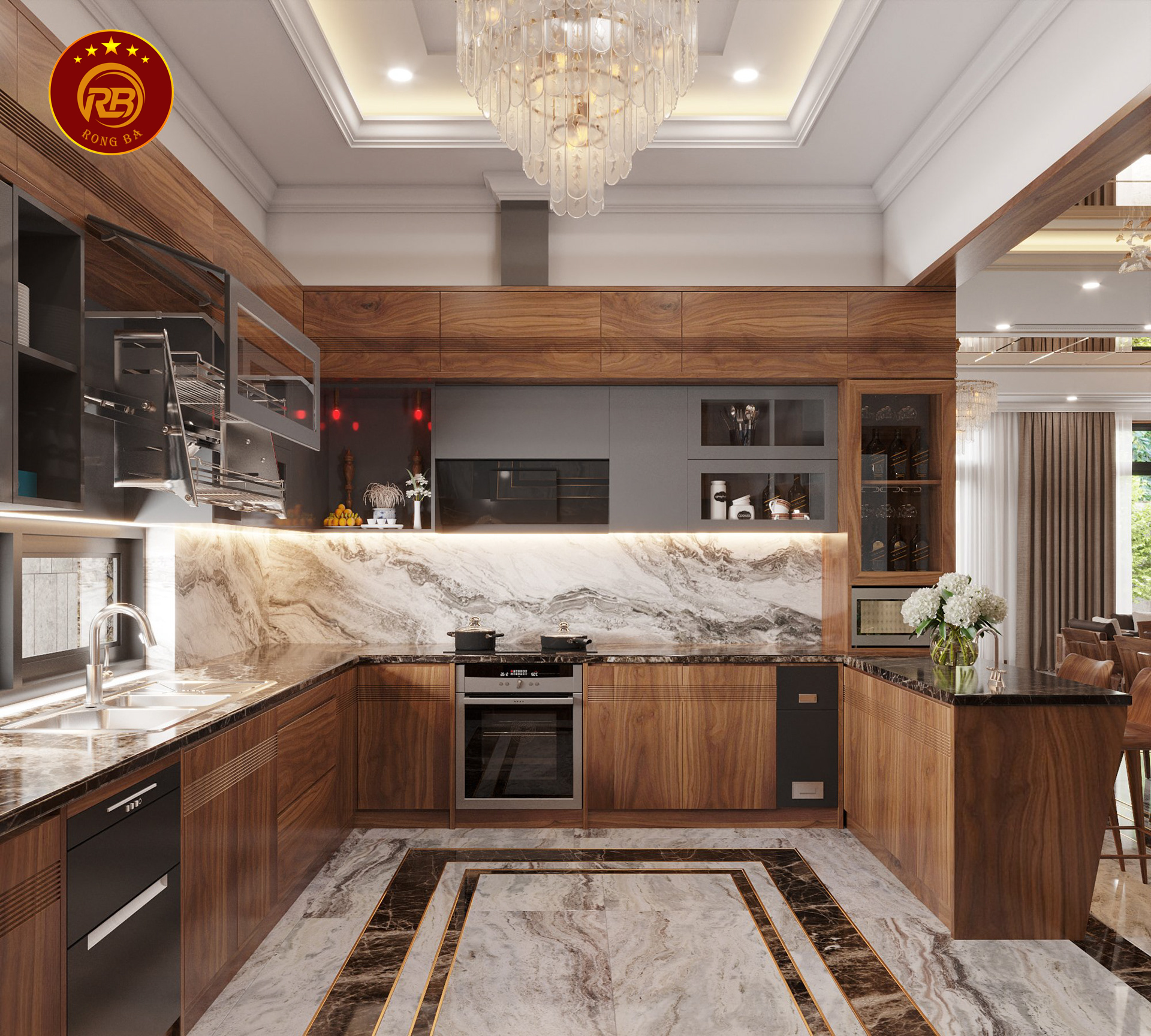 thi công nhà bếp trọn gói 1