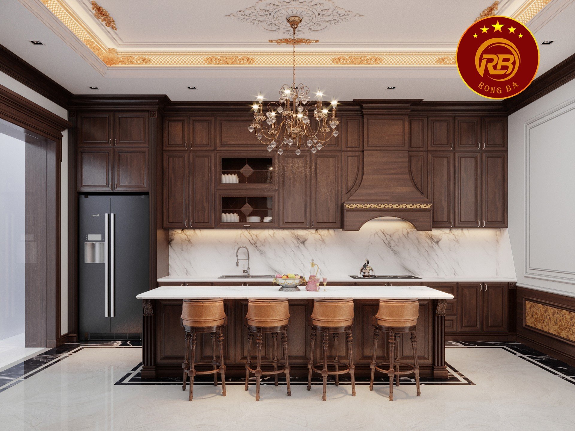 bàn ăn gỗ óc chó tại Đà Nẵng