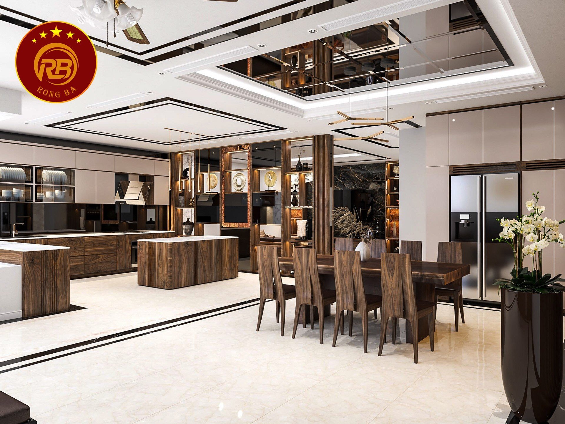 bàn ăn gỗ óc chó tại Gia Lai