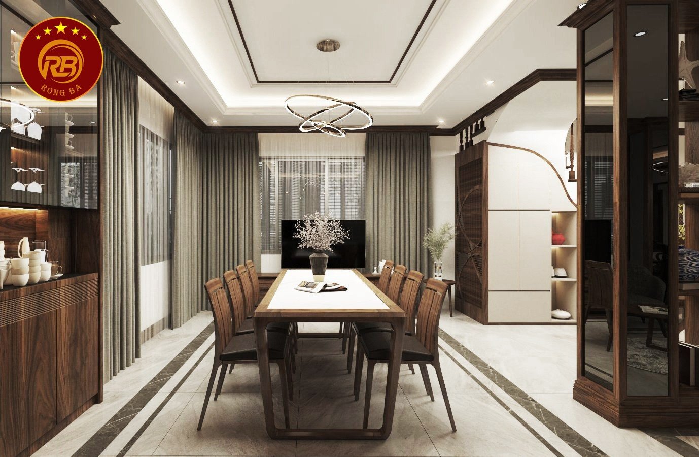 bàn ăn gỗ óc chó tại Thái Nguyên