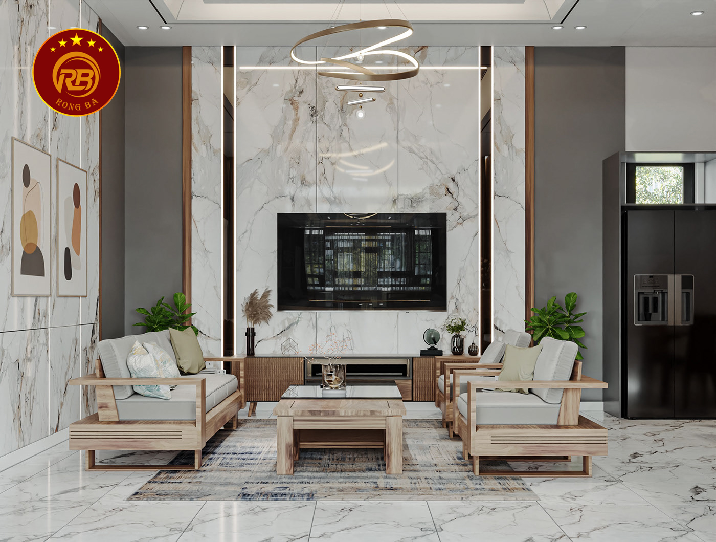 bàn ghế gỗ óc chó cao cấp 2