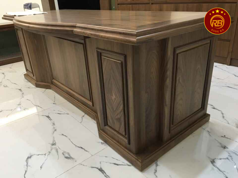 bàn làm việc gỗ óc chó tại Hải Dương