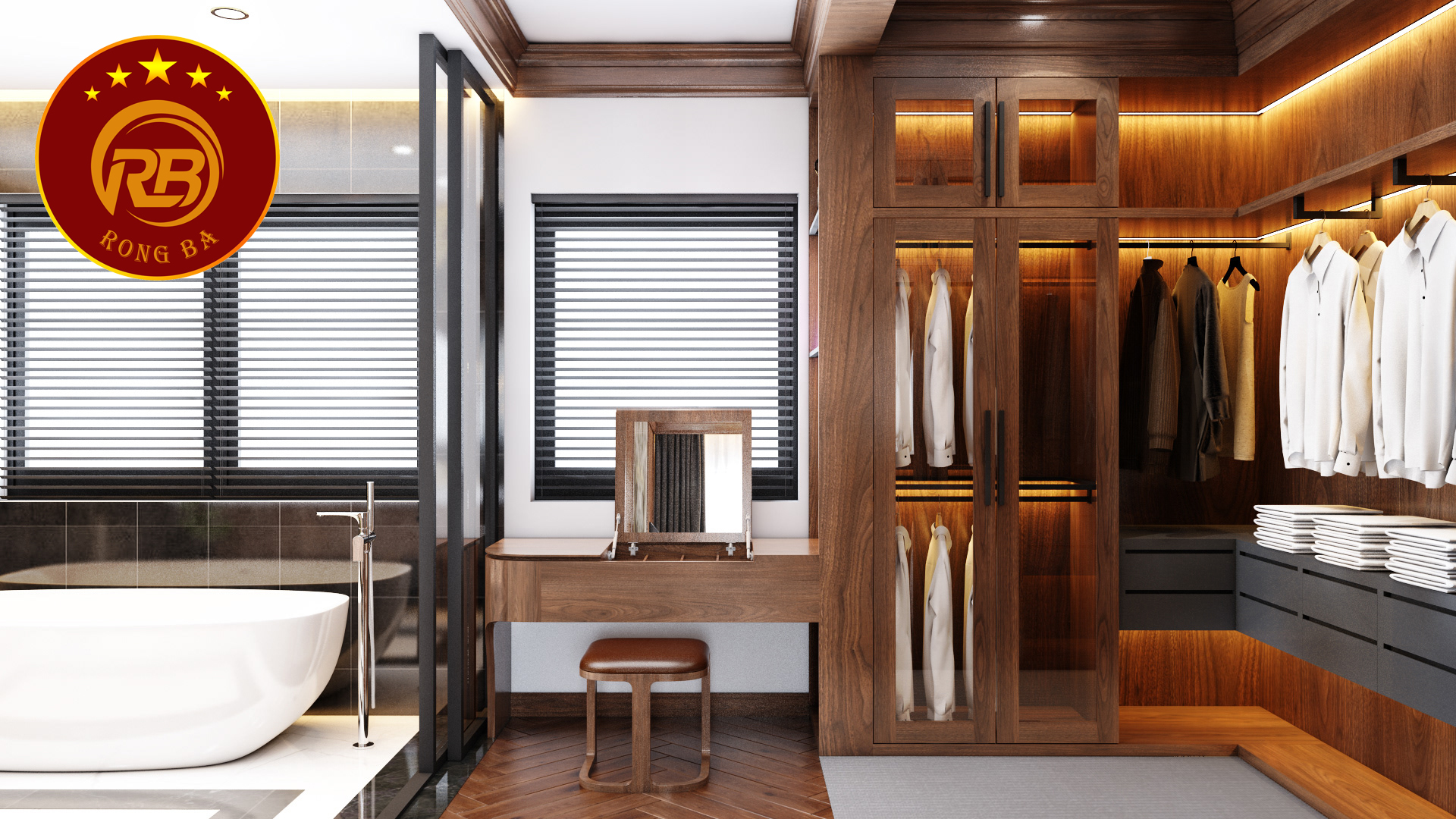 bàn trang điểm gỗ óc chó tại quảng ngãi