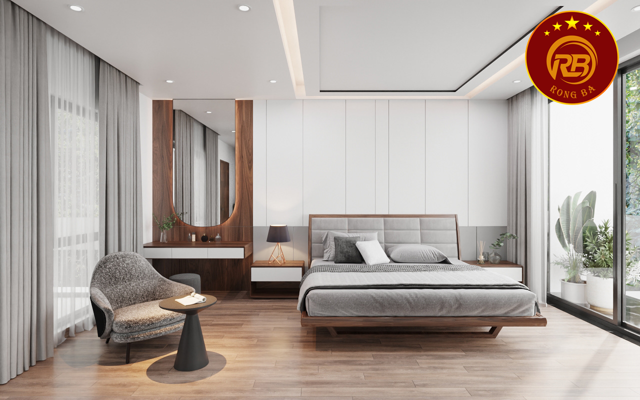 bàn trang điểm gỗ óc chó tại sóc trăng