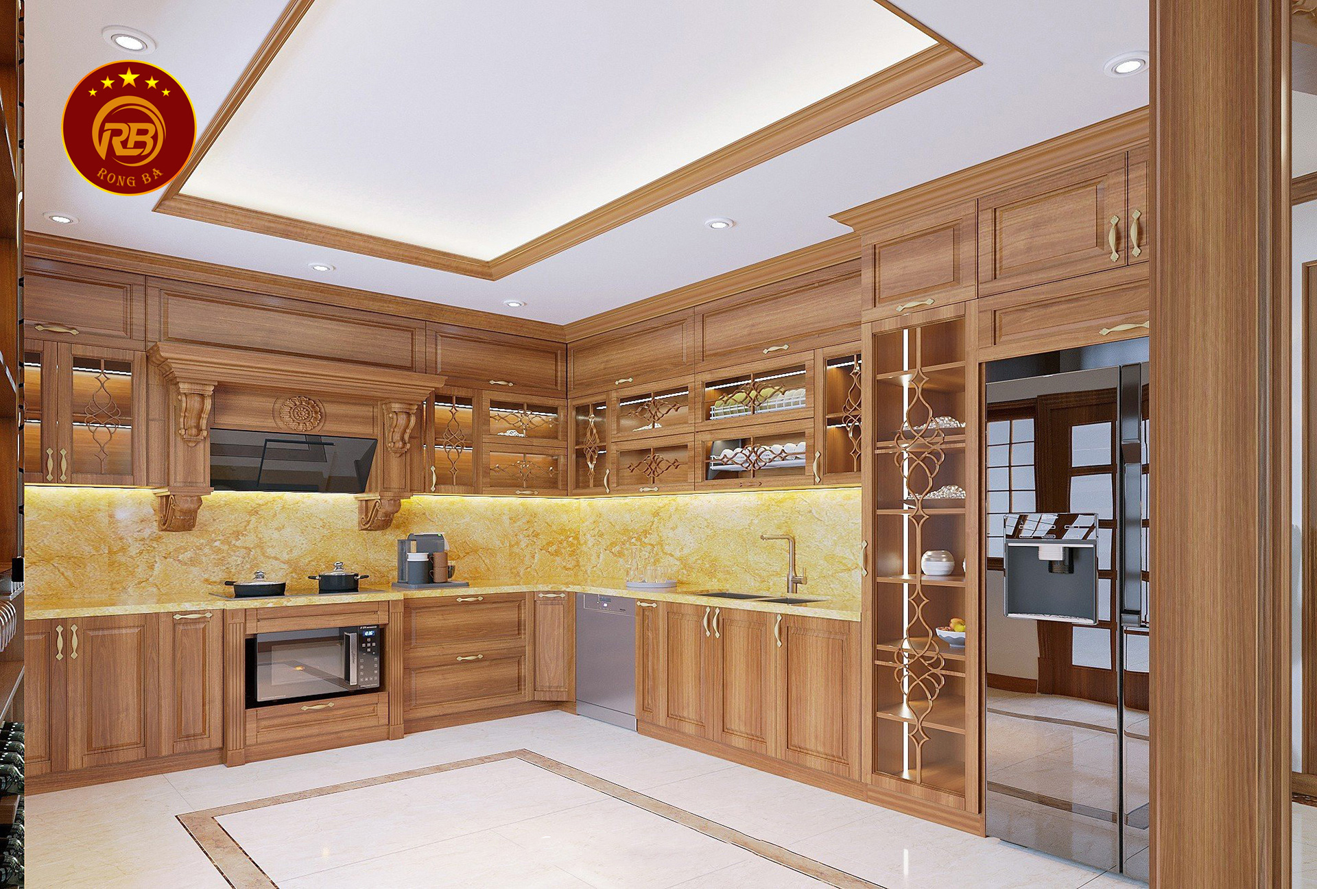 thiết kế nội thất biệt thự cổ điển 9
