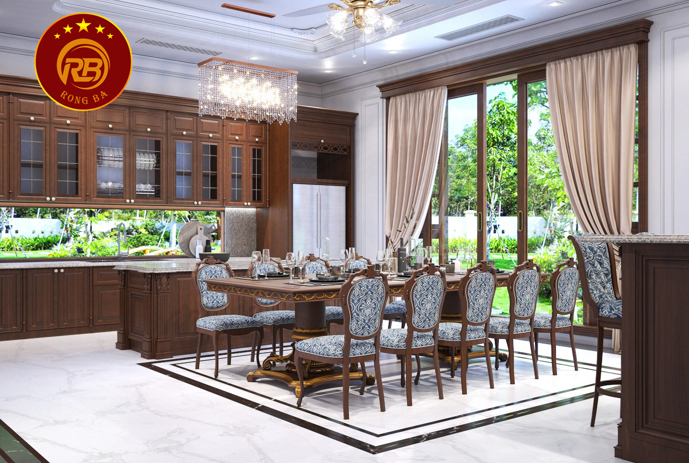 thiết kế nội thất biệt thự nhà vườn 1