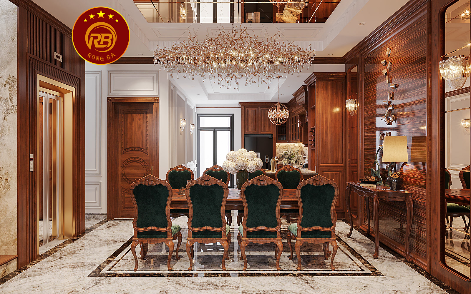 thiết kế nội thất biệt thự nhà vườn 2
