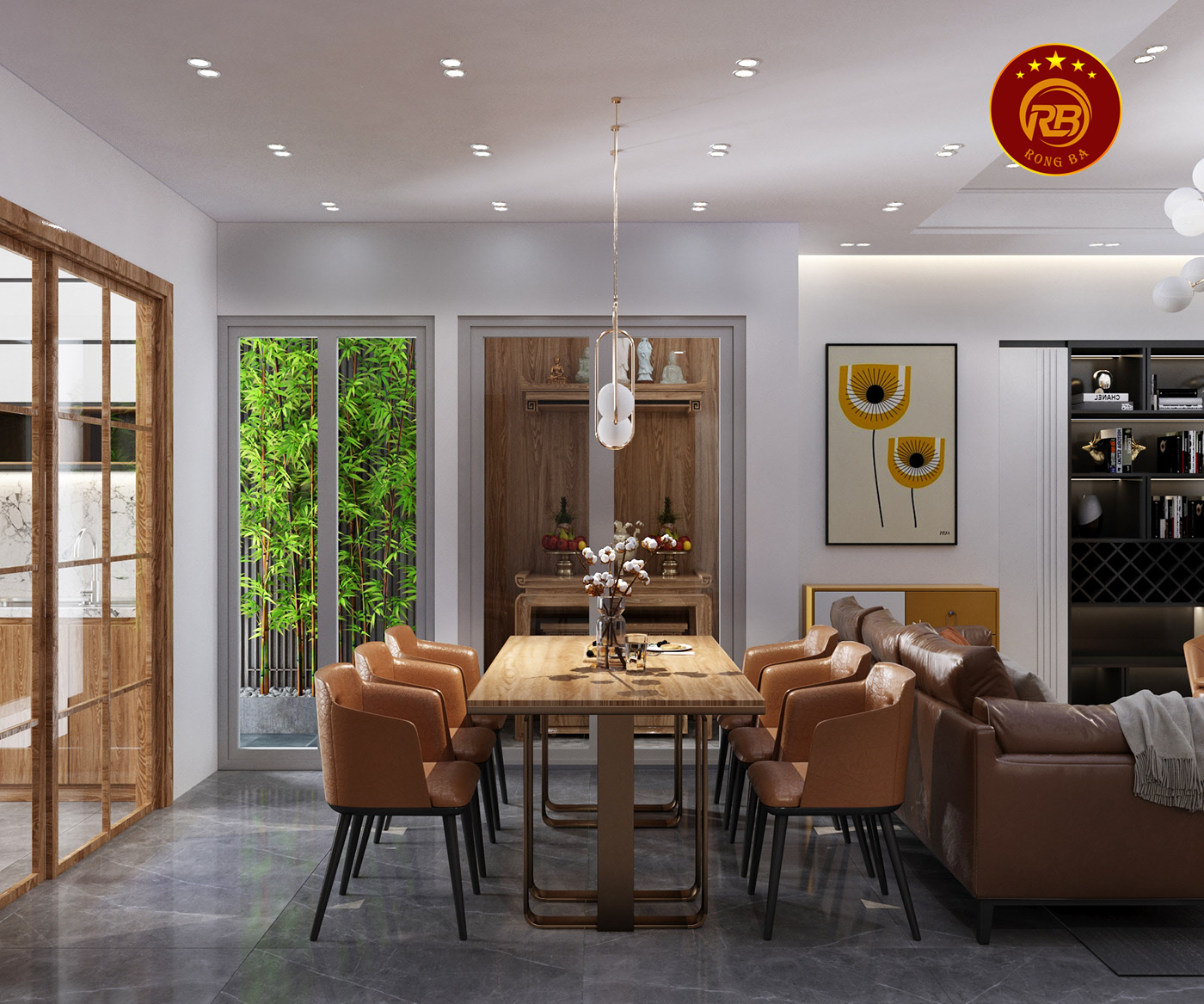 thiết kế nội thất biệt thự pháp 10