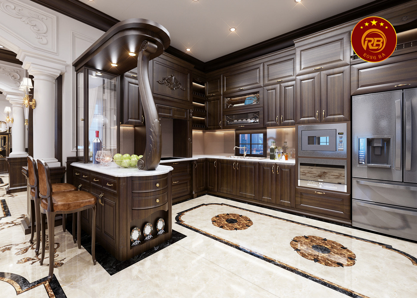 thiết kế nội thất biệt thự pháp 15