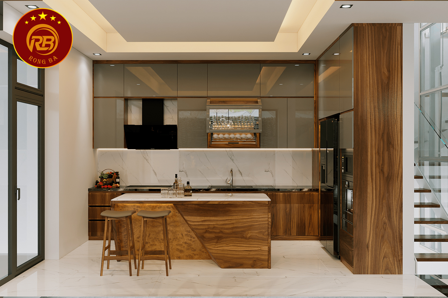 thiết kế nội thất biệt thự sang trọng 1