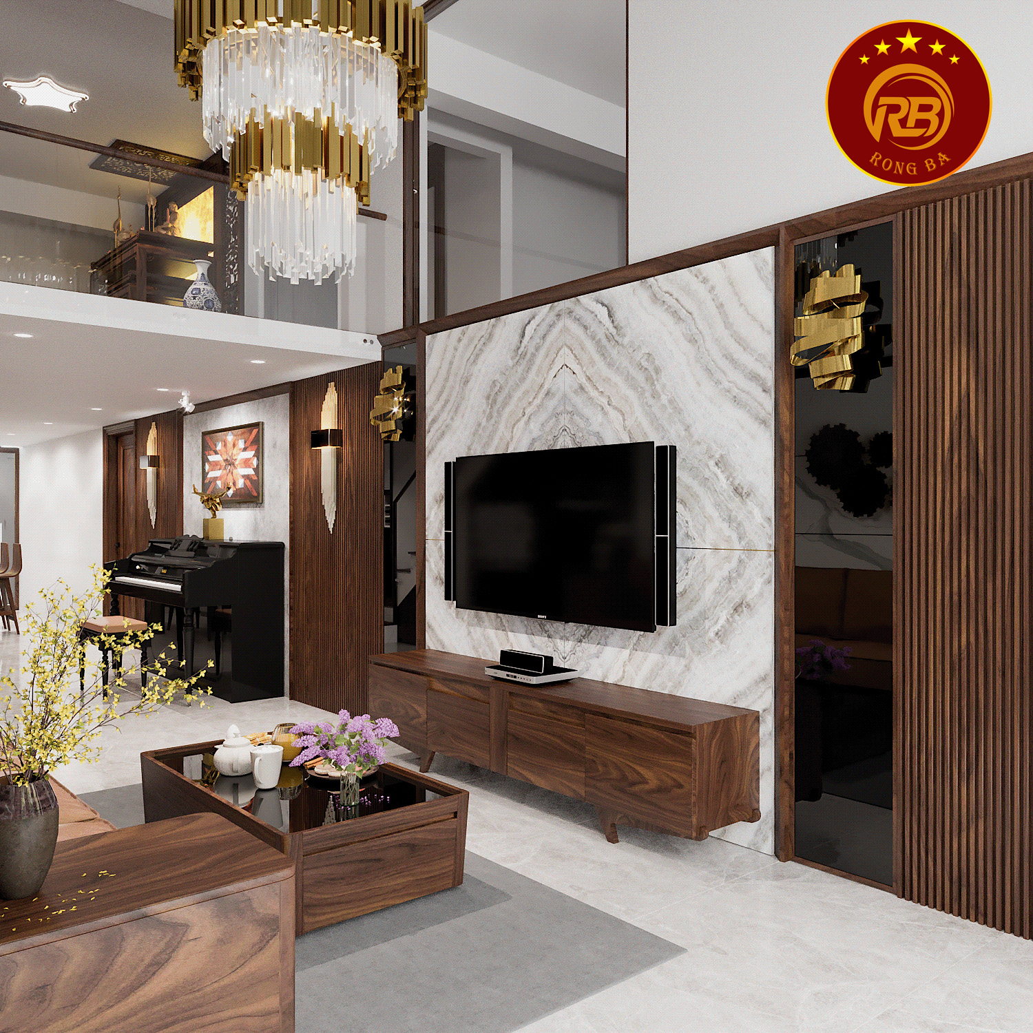 thiết kế nội thất biệt thự sang trọng 4
