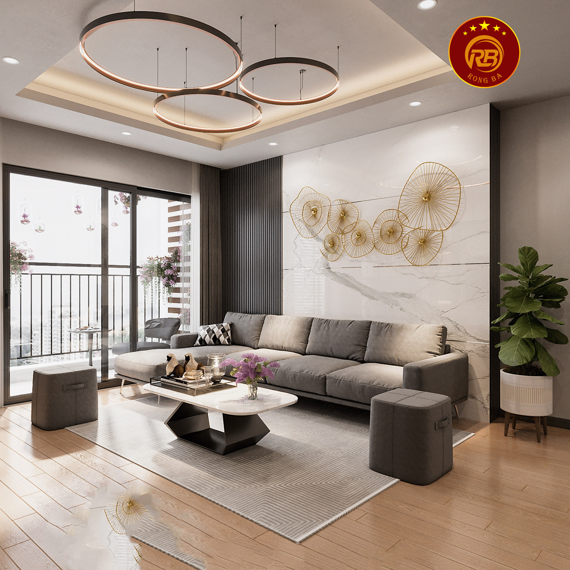 thiết kế nội thất biệt thự sang trọng 9