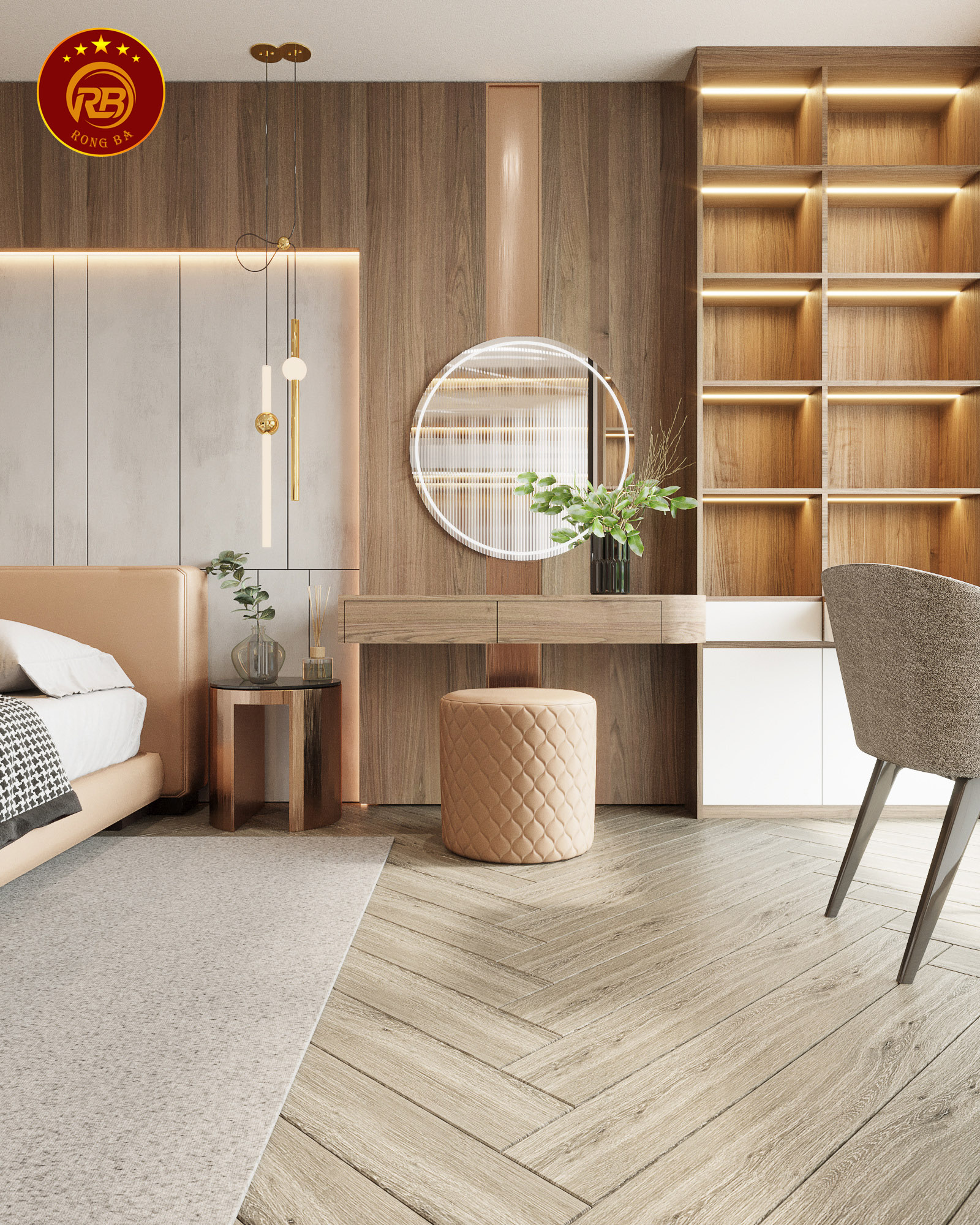 thiết kế nội thất nhà phố hiện đại 17