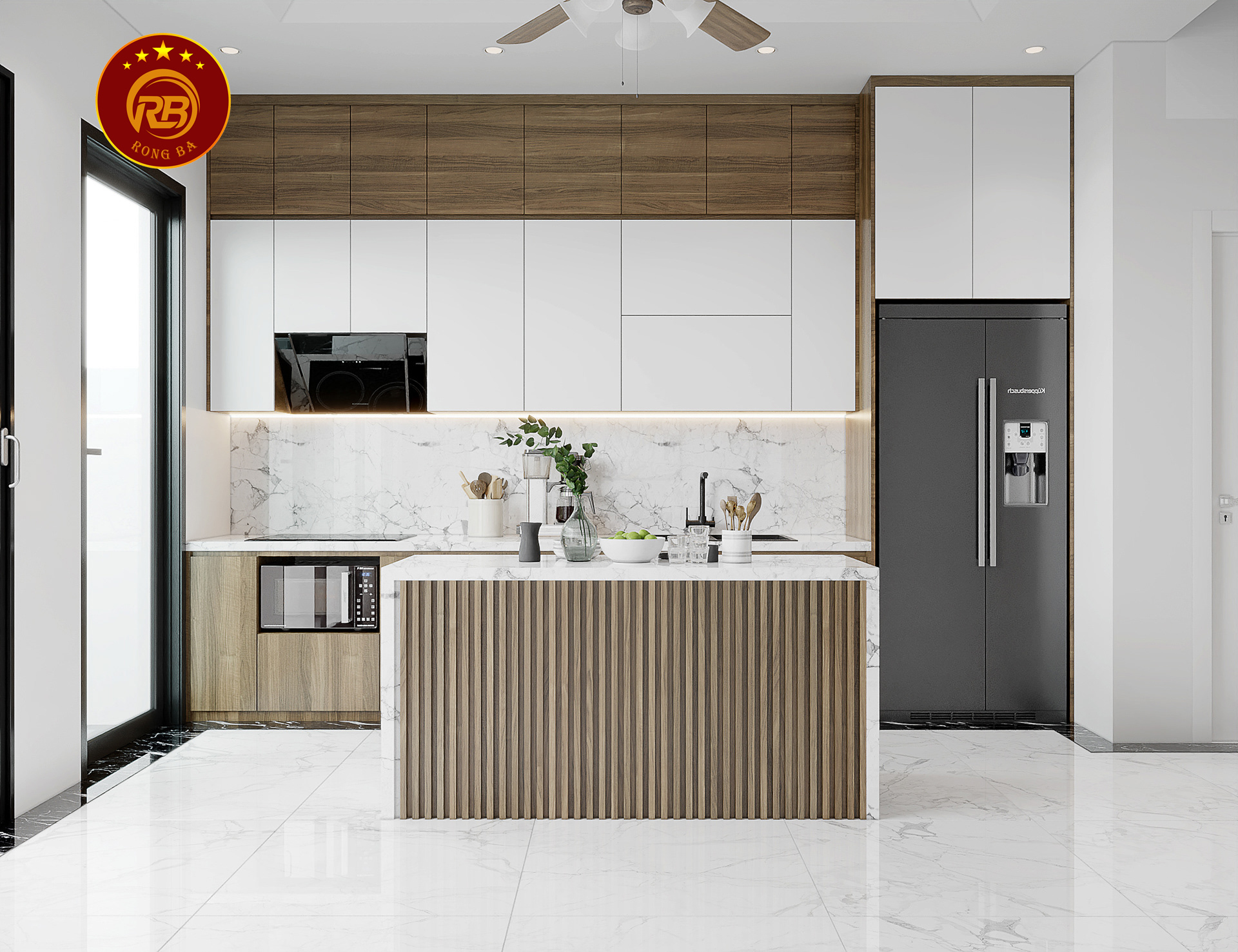 thiết kế nội thất nhà phố hiện đại 9