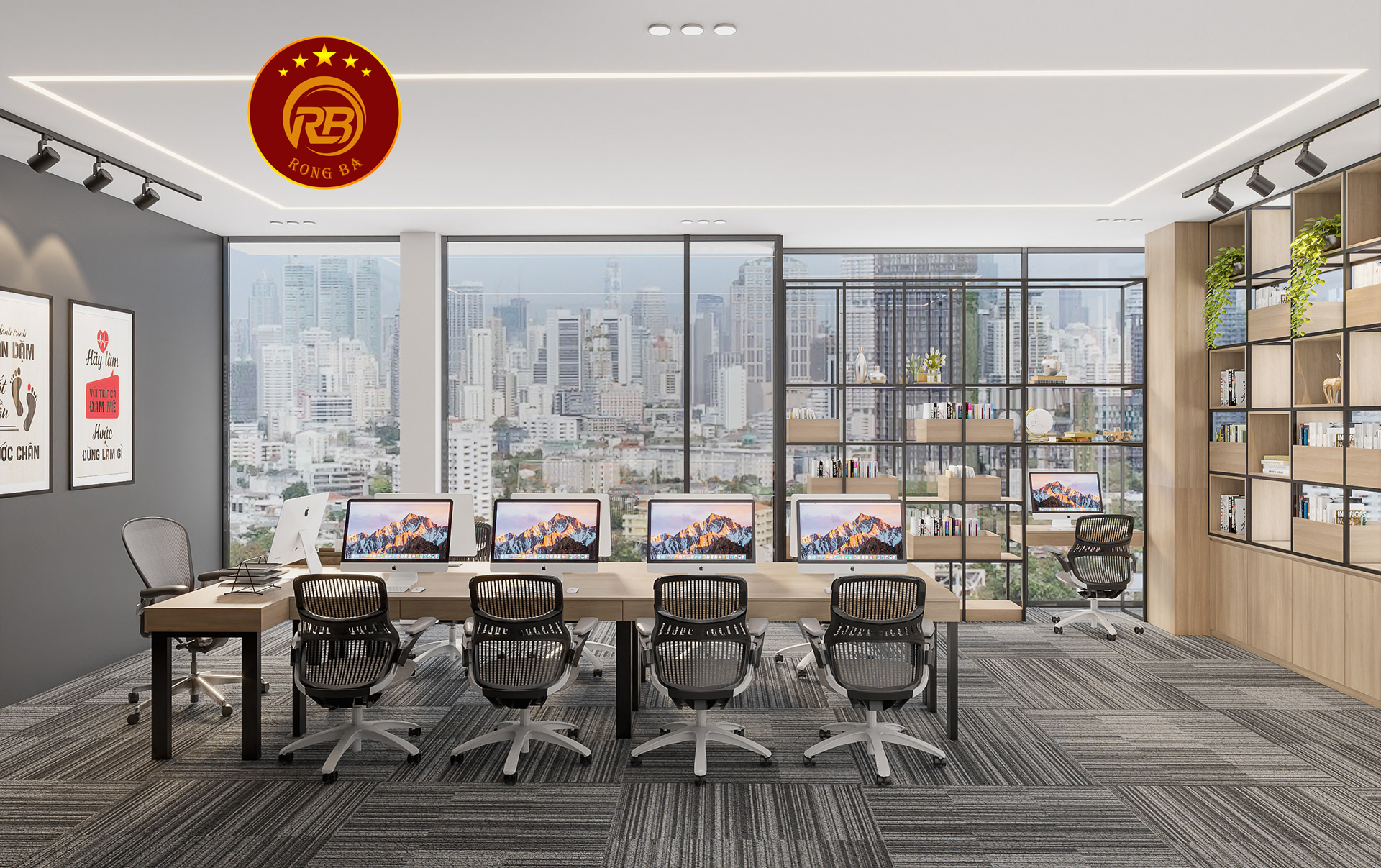 thiết kế nội thất văn phòng đẹp 3