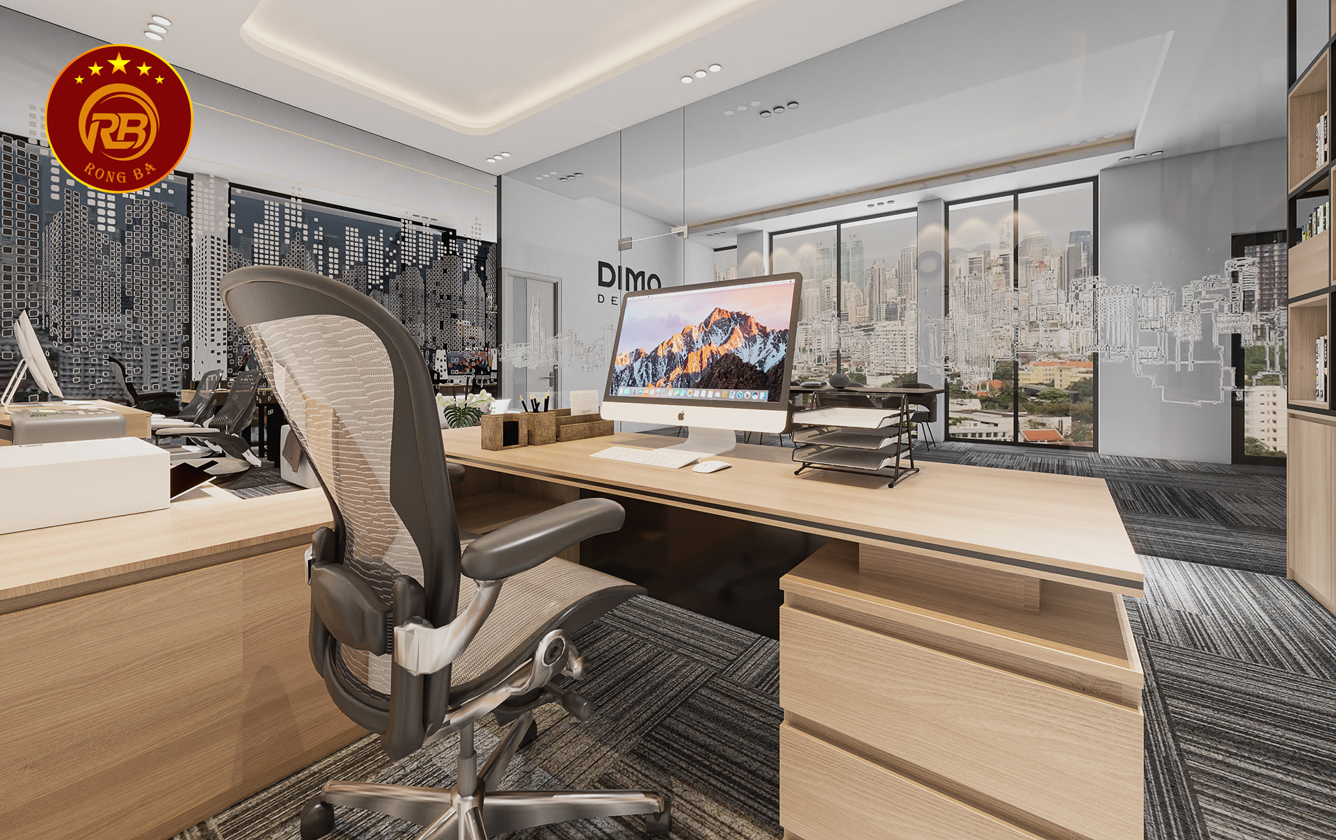thiết kế nội thất văn phòng đẹp 7
