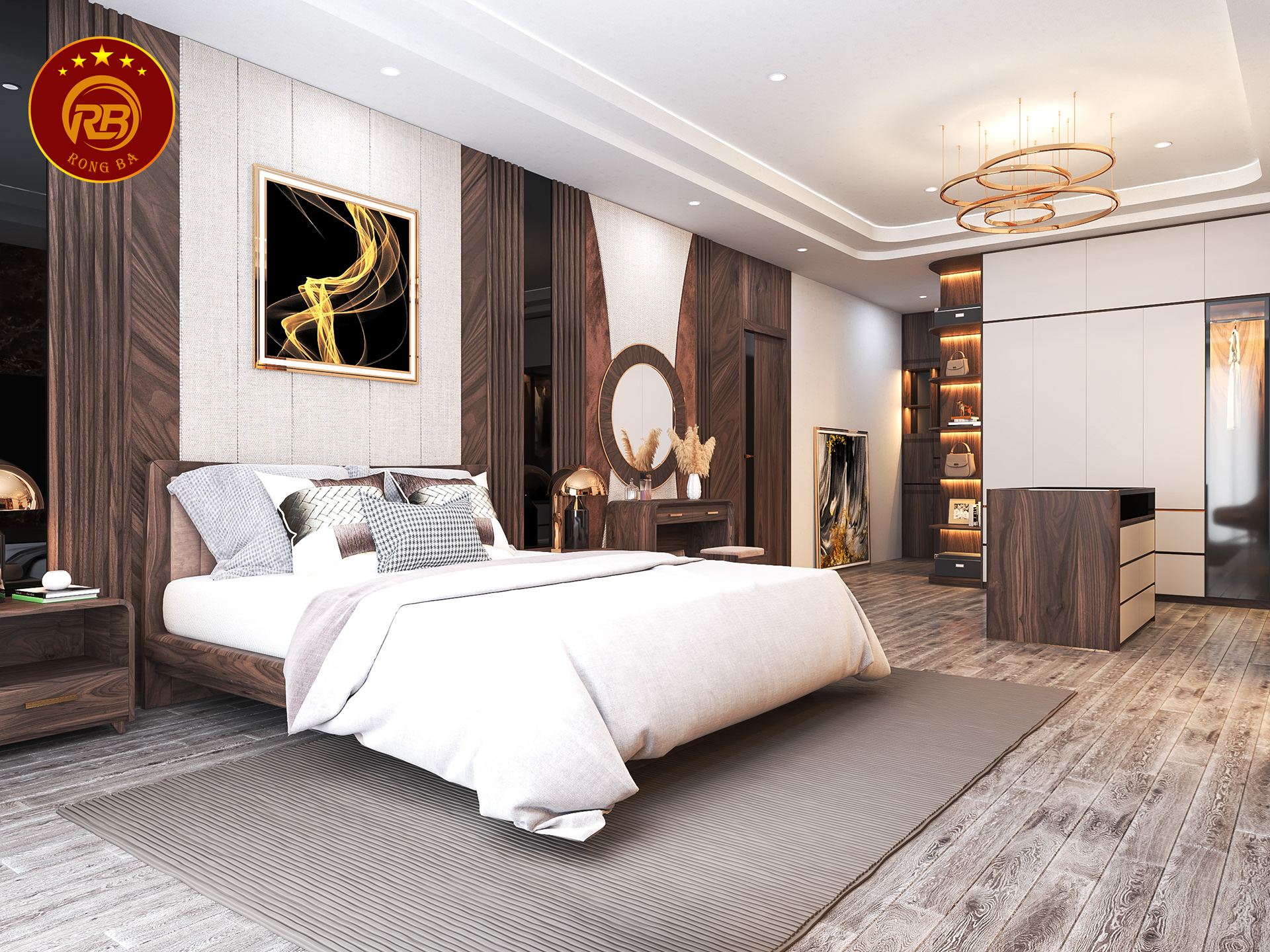 giường ngủ gỗ óc chó tại đồng nai