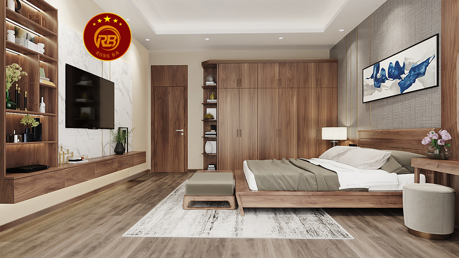 giường ngủ gỗ óc chó tại gia lai
