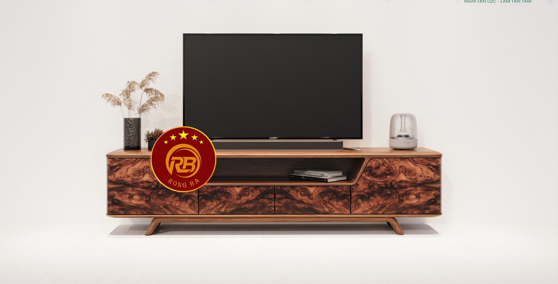 kệ tivi gỗ óc chó tại Hà Giang