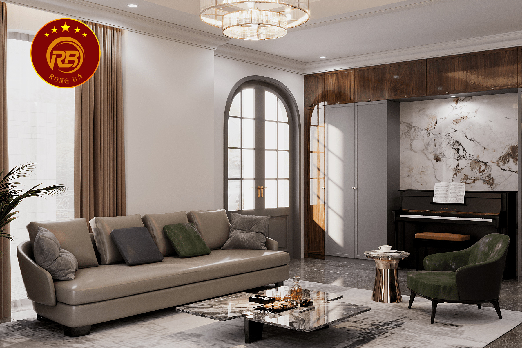 phong cách thiết kế nội thất biệt thự 12