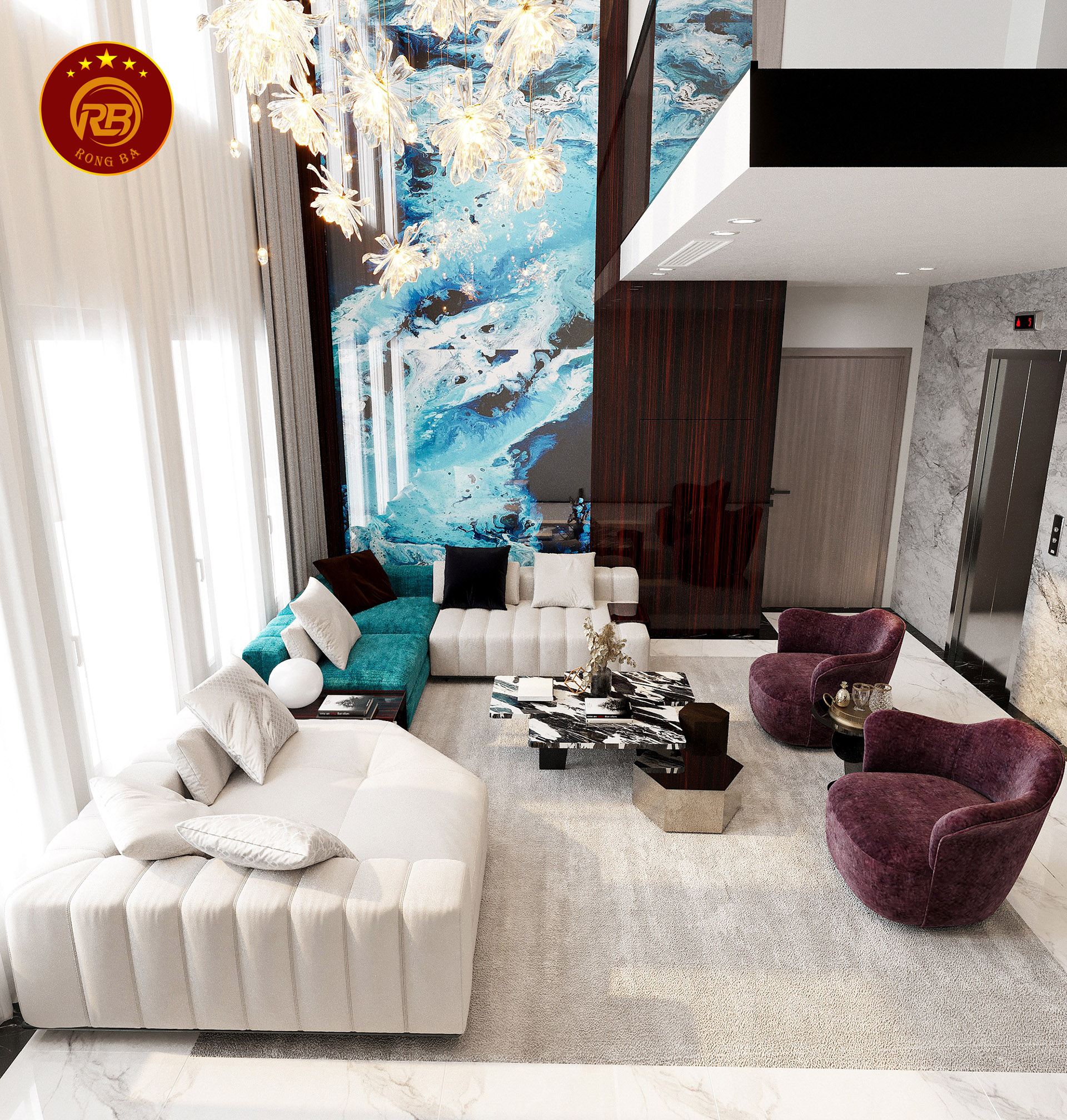 phong cách thiết kế nội thất biệt thự 4