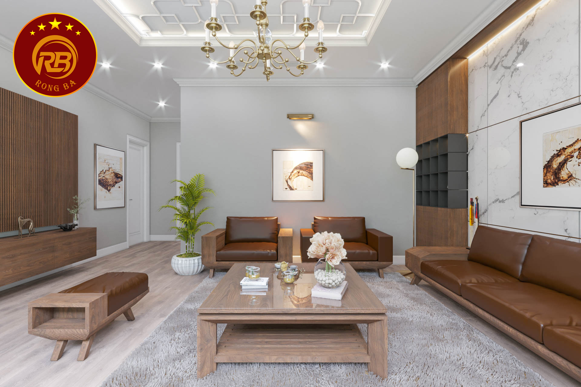 sofa gỗ óc chó tại Cần Thơ