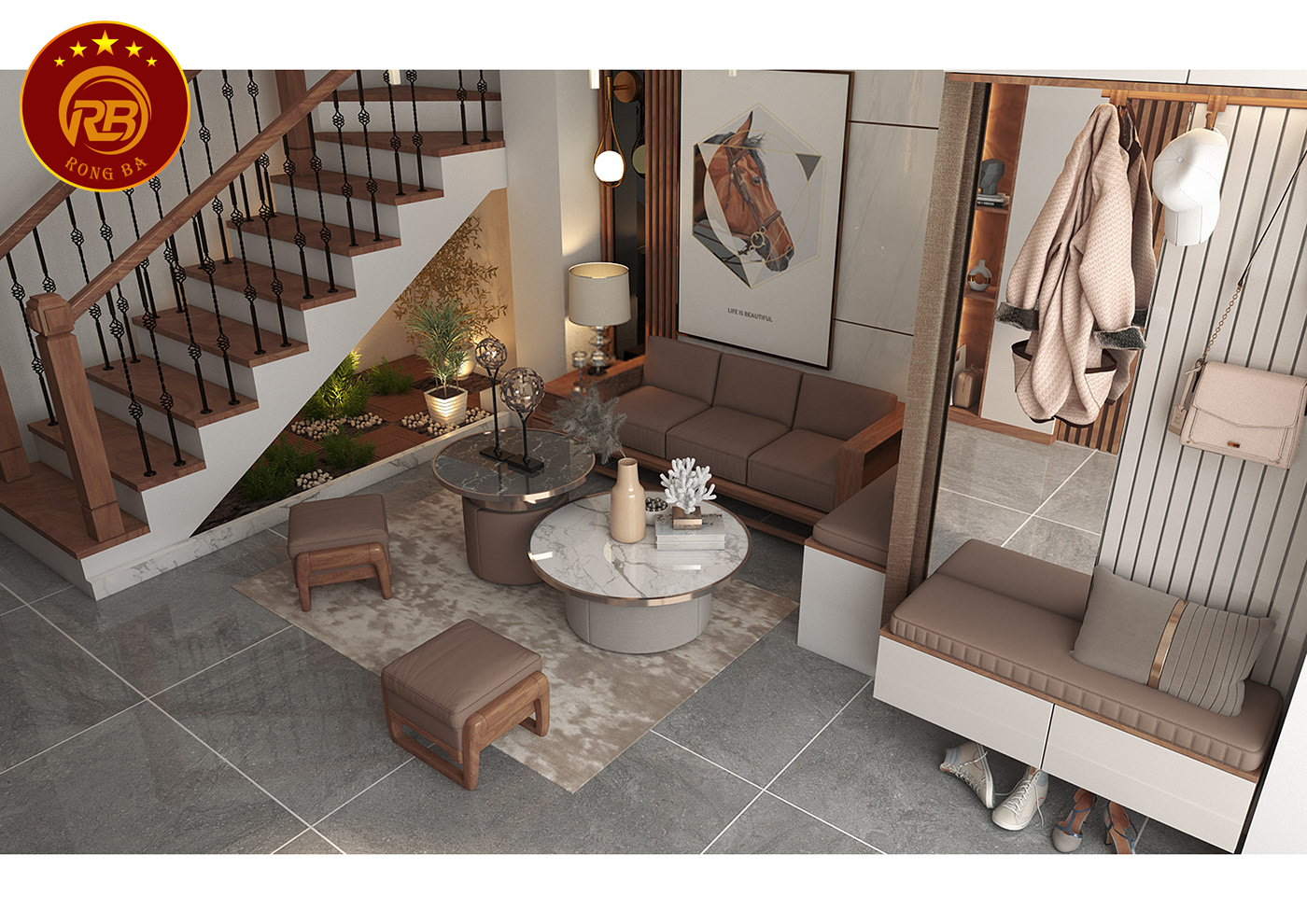 sofa gỗ óc chó tại lâm đồng 1