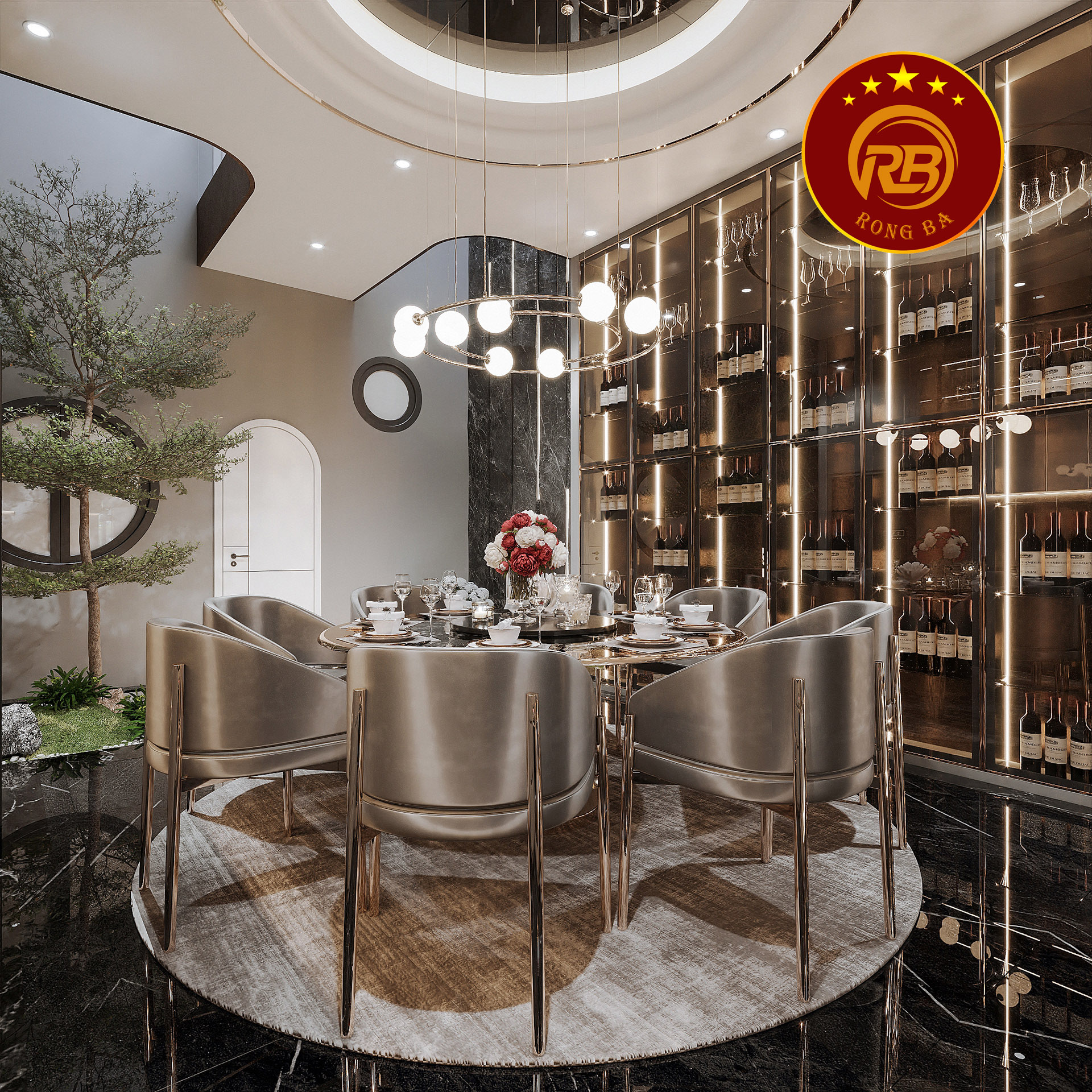 thi công nội thất phòng bếp