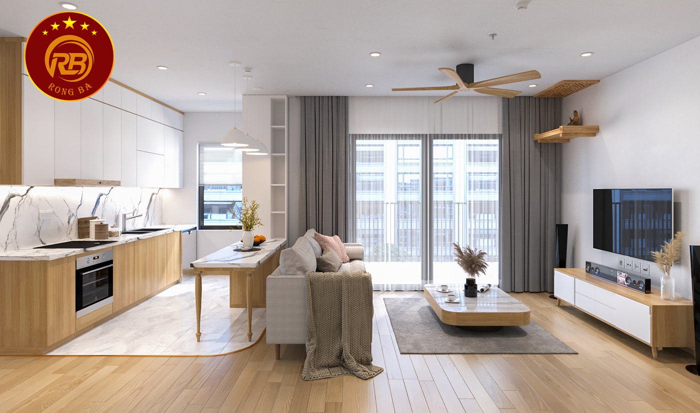 thiết kế chung cư tối giản